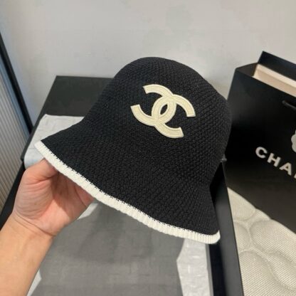 Chanel Knitted Bucket Hat - Image 4