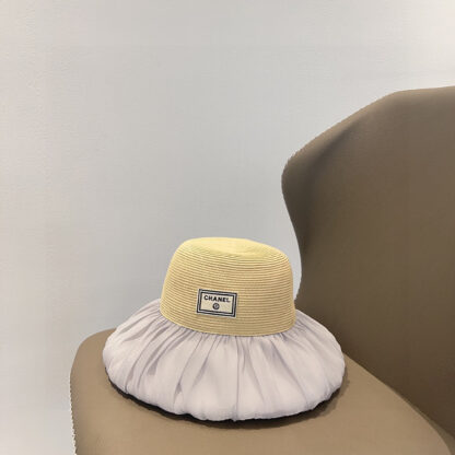 Chanel pleated irregular bucket hat - Image 5