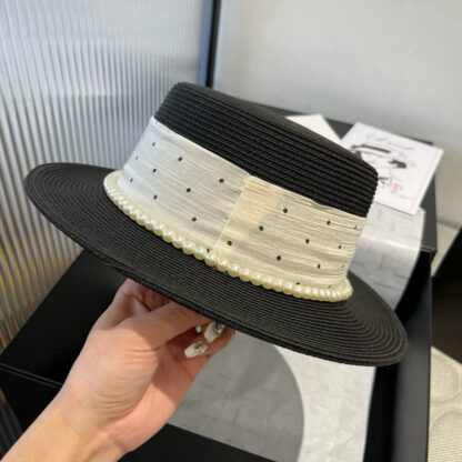 Chanel Flat Top Hat - Image 5