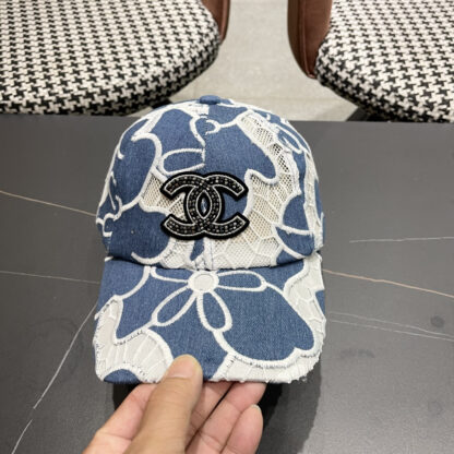 Chanel summer embroidered flower all-match baseball cap - Image 5