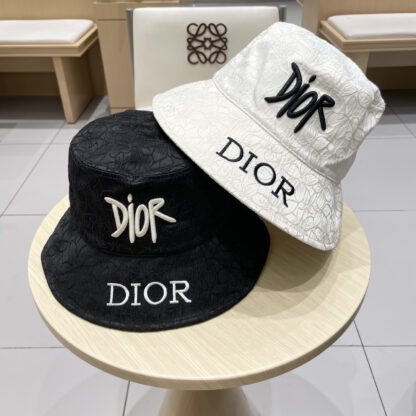 Dior embroidered letter bucket hat - Image 6