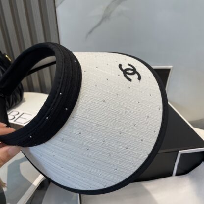 Chanel Summer Diamond Hollow Top Hat - Image 5