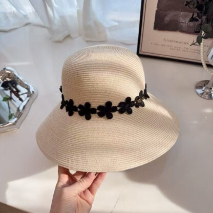 Fendi Fashion Wide Brim Straw Hat - Image 6