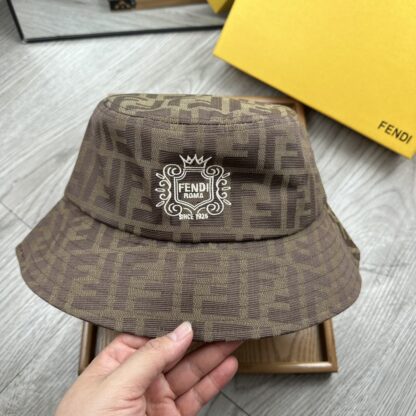 Fendi printed double embroidered bucket hat - Image 5