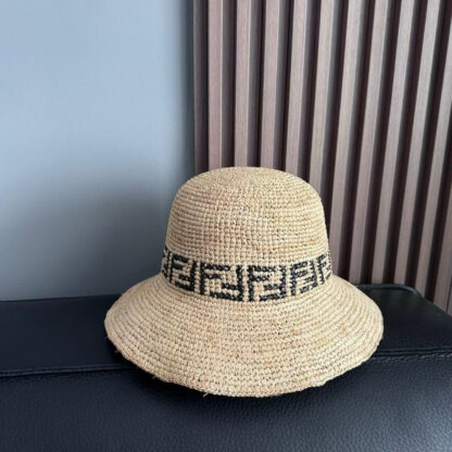Fendi raffia bucket hat - Image 6