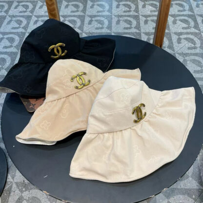 Chanel hollow top large brim sun hat - Image 5