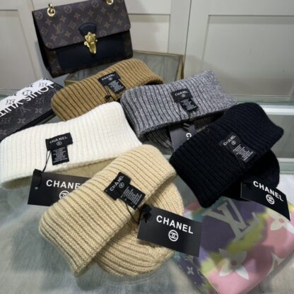 Chanel Unisex Knitted Hat - Image 5