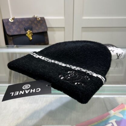Chanel Unisex Knitted Hat - Image 5