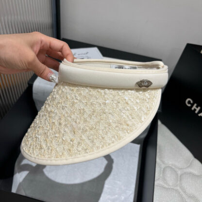 Chanel sequined sun hat - Image 5