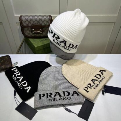 Prada wool-blend knitted hat - Image 5
