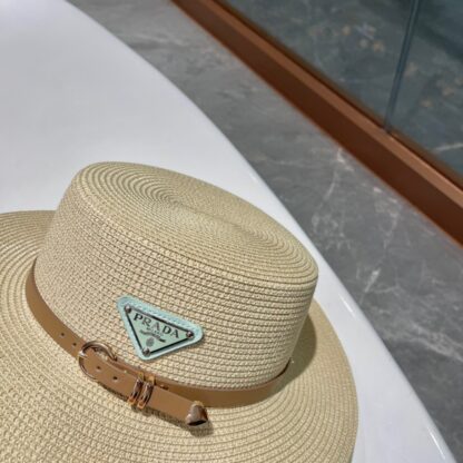 Prada new straw sun hat - Image 5