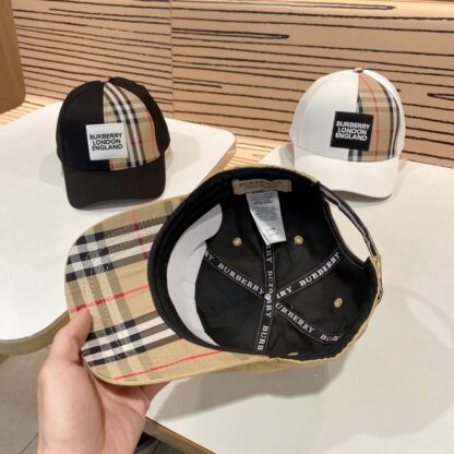 Burberry Classic Simple Check Baseball Cap - Image 6
