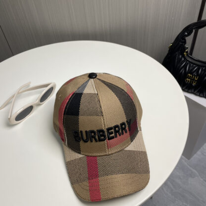 Burberry Classic Simple Check Baseball Cap - Image 6