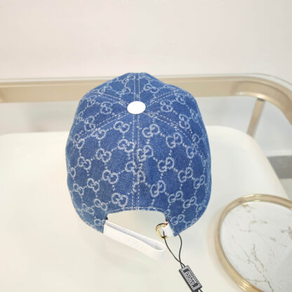 Gucci Denim Baseball Cap - Image 4