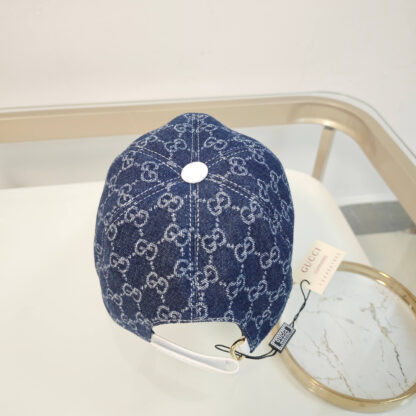 Gucci Denim Baseball Cap - Image 4