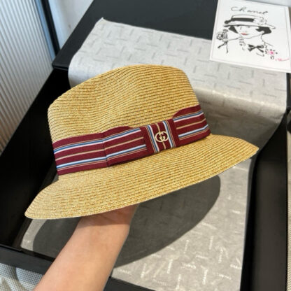 Gucci flat top hat sun hat - Image 5