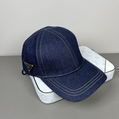 Prada classic triangle logo baseball cap - Image 5