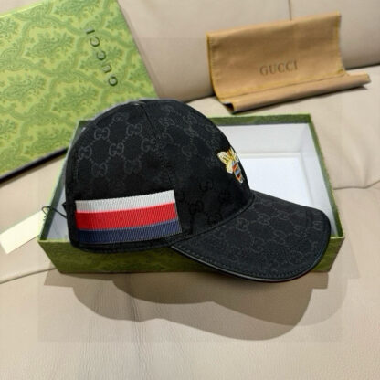 Gucci bee embroidered baseball cap - Image 5