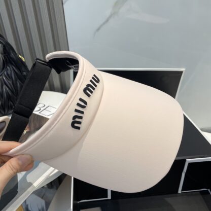 Miu Miu ice silk open top hat - Image 6