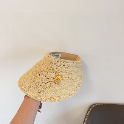 Miu Miu Straw Holiday Visor - Image 6