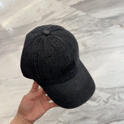 Miu Miu trendy denim baseball cap - Image 6