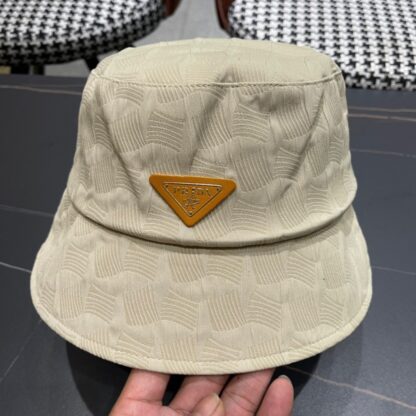 Prada Spring and Summer New Sunshade Fisherman Hat - Image 5