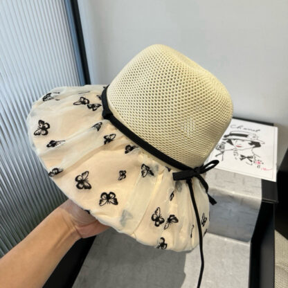 Gucci new lantern hat, sun hat, anti-ultraviolet brim - Image 5