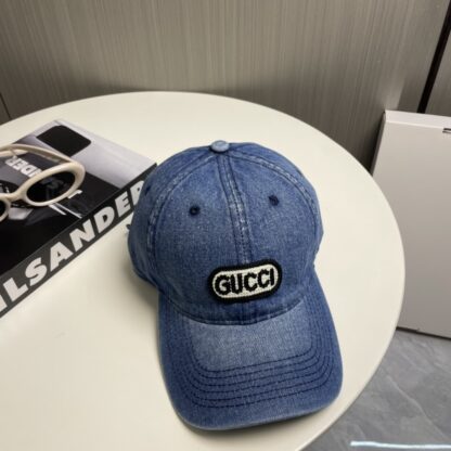 Gucci new denim baseball cap - Image 5