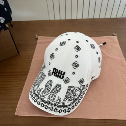 Miu Miu embroidered graffiti baseball cap - Image 6