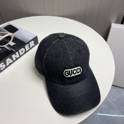 Gucci new denim baseball cap - Image 4