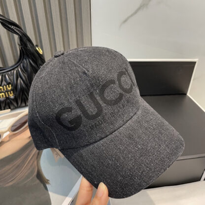 Gucci new denim baseball cap - Image 5