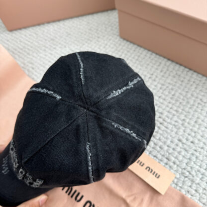 Miu Miu embroidered lettering baseball cap - Image 6