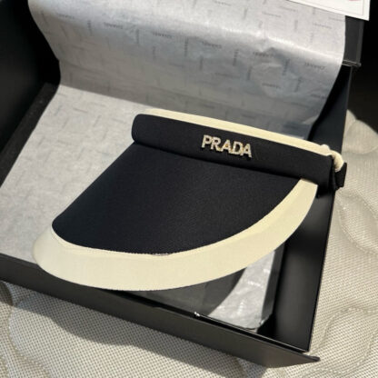 Prada new hollow top headband sun hat - Image 5