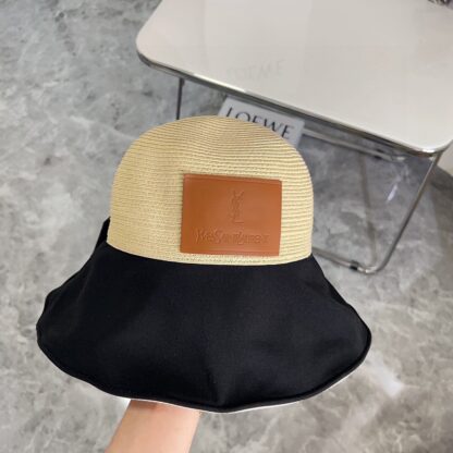 Saint Laurent woven bow bucket hat - Image 5
