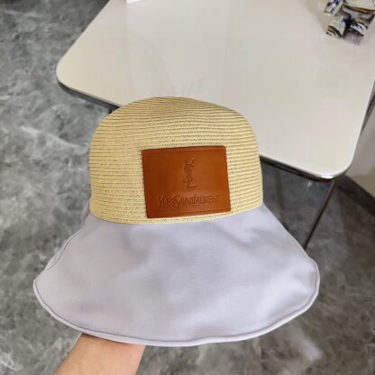 Saint Laurent woven bow bucket hat - Image 5