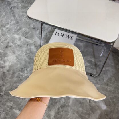 Saint Laurent woven bow bucket hat - Image 5