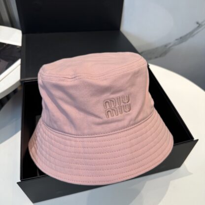 Miu Miu Simple Embroidered Bucket Hat - Image 6