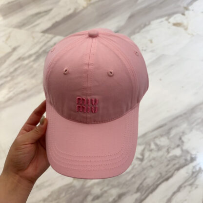 Miu Miu simple embroidered baseball cap - Image 6