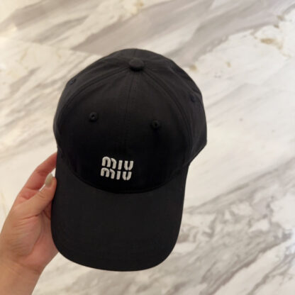 Miu Miu simple embroidered baseball cap - Image 6