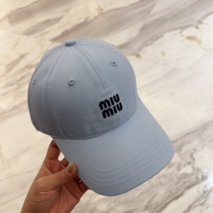 Miu Miu simple embroidered baseball cap - Image 6