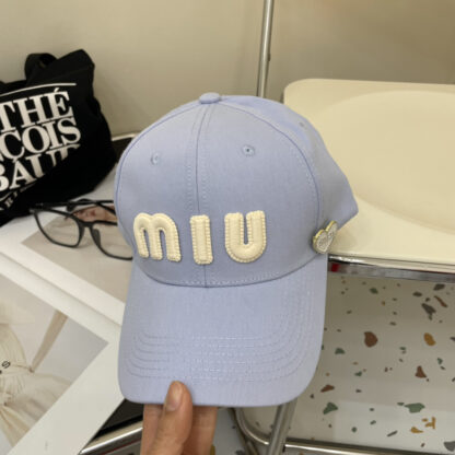 Miu Miu simple embroidered baseball cap - Image 6
