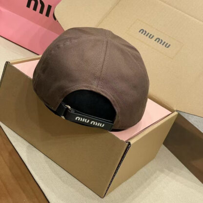 Miu Miu simple embroidered baseball cap - Image 6