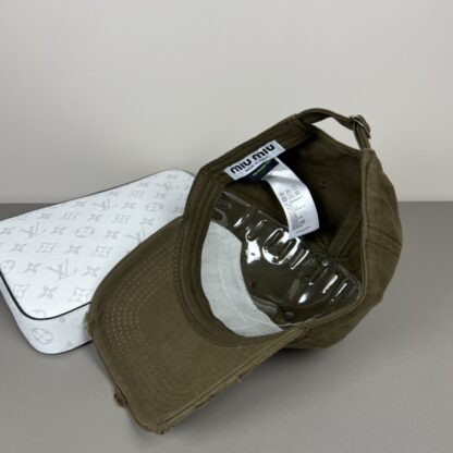 Miu Miu Simple Gradient Baseball Cap - Image 6
