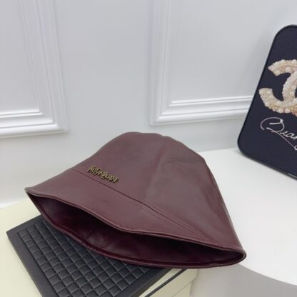 Yves Saint Laurent high-end leather hat - Image 5