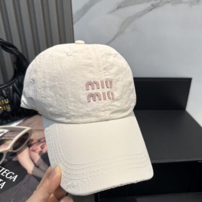 Miu Miu Simple Lightweight Baseball Cap - Image 6