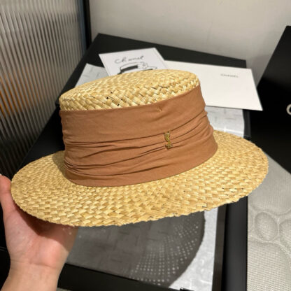 Yves Saint Laurent straw hat - Image 5