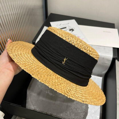 Yves Saint Laurent straw hat - Image 5