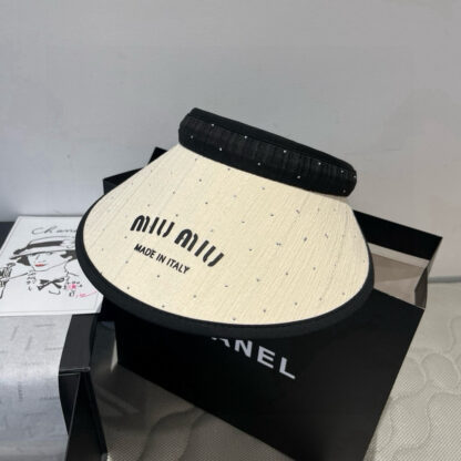 Miu Miu hollow headband sun hat - Image 6