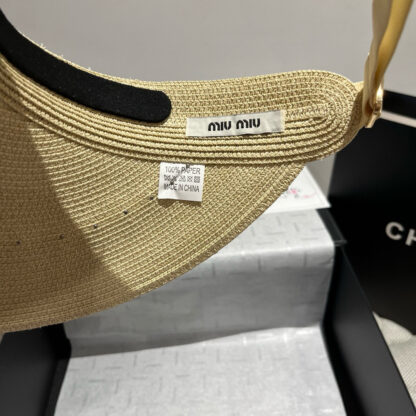 Miu Miu hollow headband sun hat - Image 6