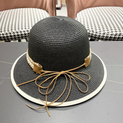 Prada summer high-end fashion style advanced sun hat - Image 5